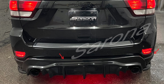 Custom Jeep Grand Cherokee  SUV/SAV/Crossover Rear Lip/Diffuser (2011 - 2021) - $890.00 (Part #JP-020-RA)
